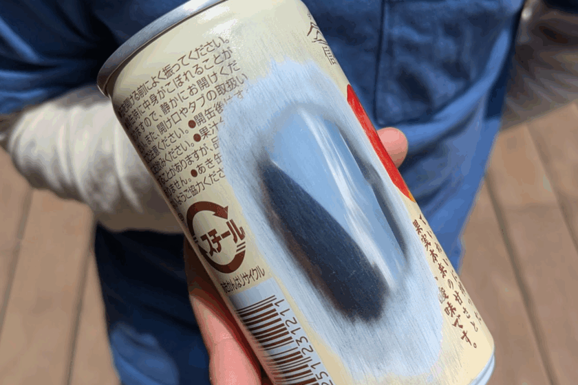 3年生 総合「スチール缶で鏡作り」