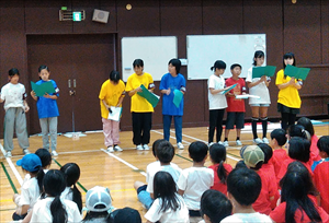 運動会　応援団始動！