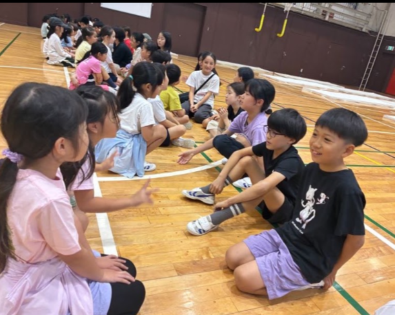 １年ー５年　合同体育の様子